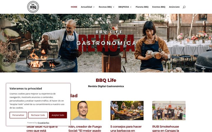 Screenshot of bbqlife.es