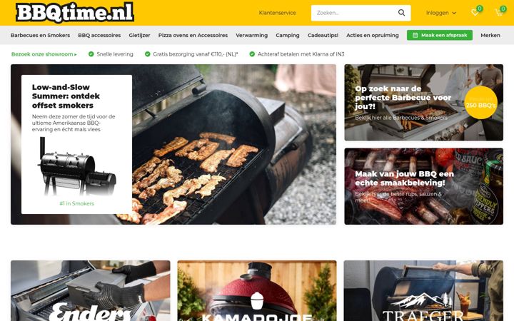 Screenshot of bbqtime.nl