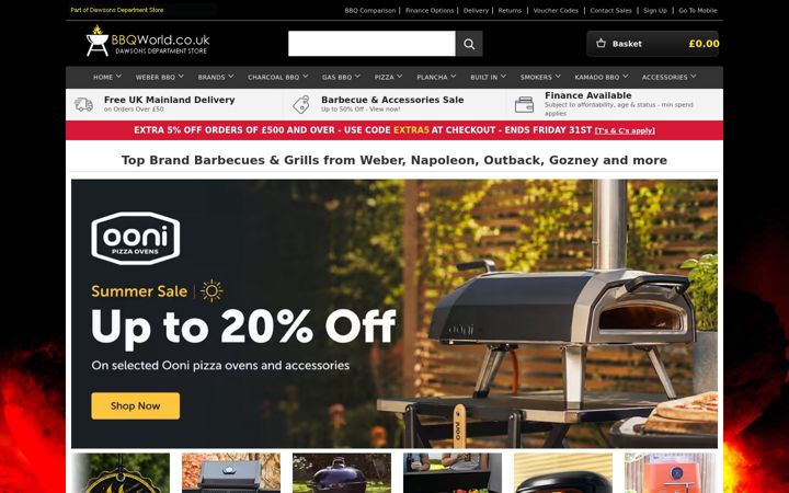 Screenshot von bbqworld.co.uk