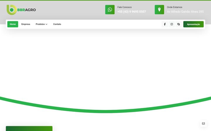 Snimka zaslona za bbragro.com.br