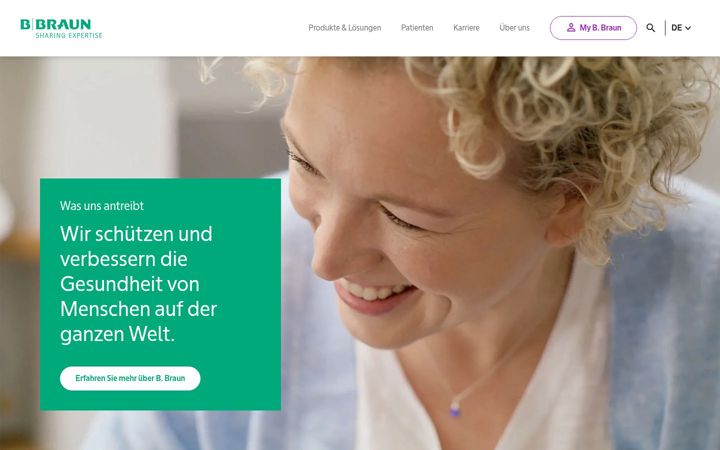 Screenshot of bbraun.ch