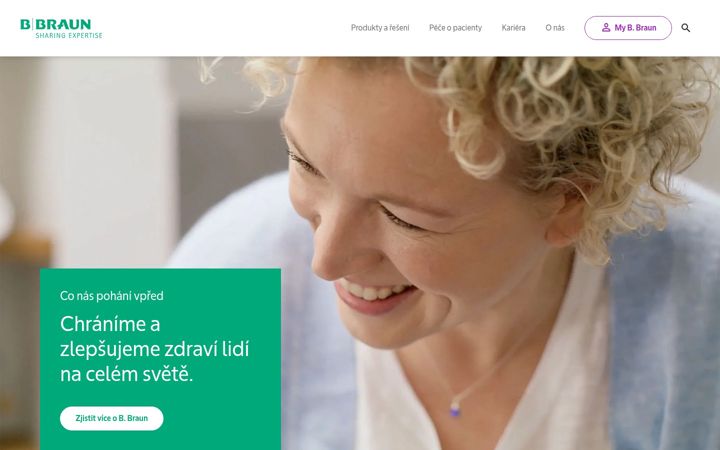 Screenshot of bbraun.cz