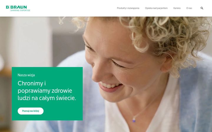 Screenshot of bbraun.pl