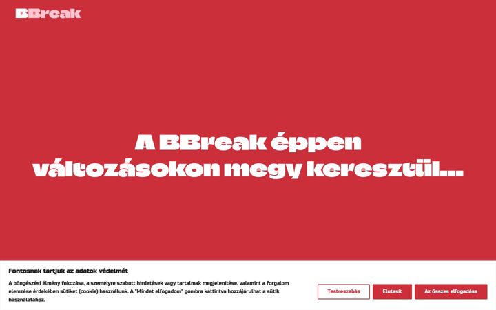 Skærmbillede af bbreak.hu