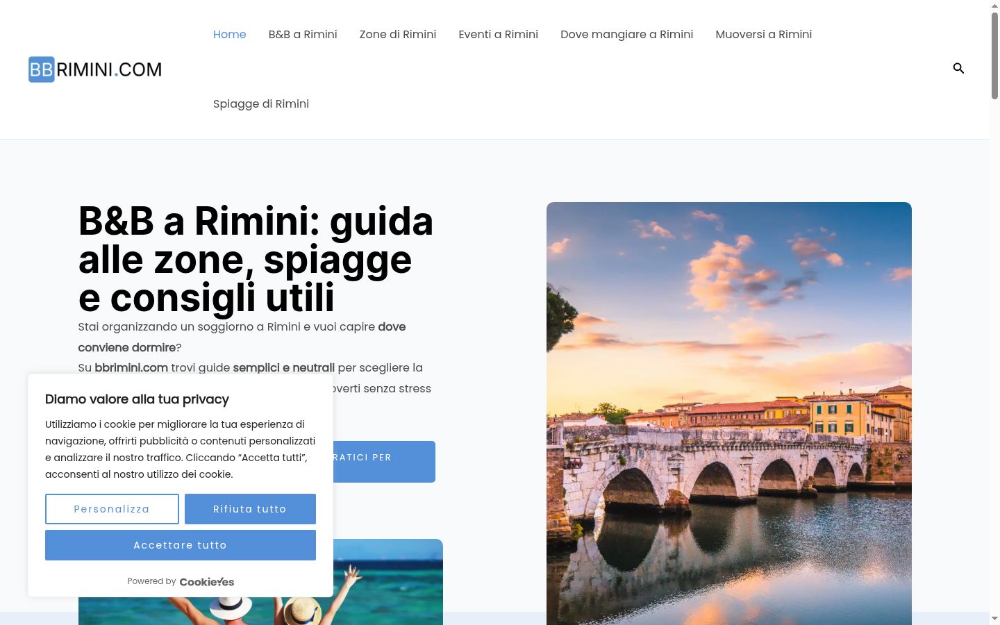 Screenshot tal-banner tal-kunsens muri qabel kwalunkwe interazzjoni