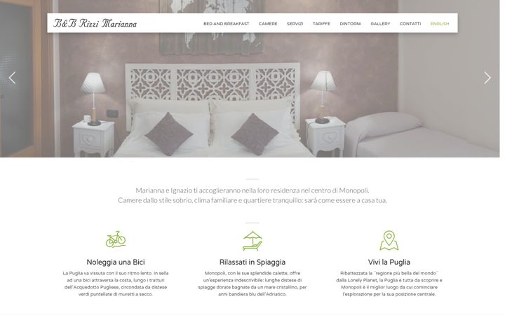 Screenshot of bbrizzimarianna.it