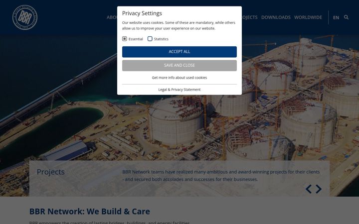 Screenshot of bbrnetwork.com