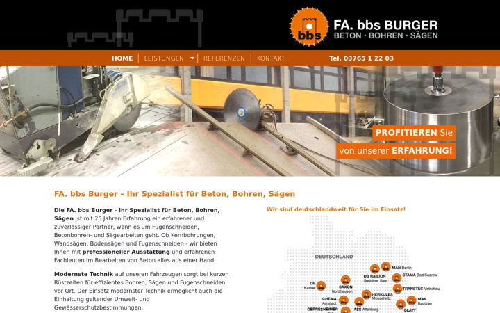 Screenshot of bbs-burger.de