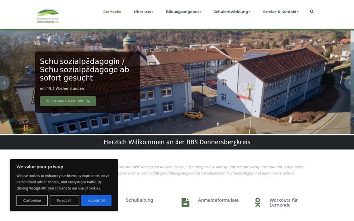 Screenshot von bbs-donn.de