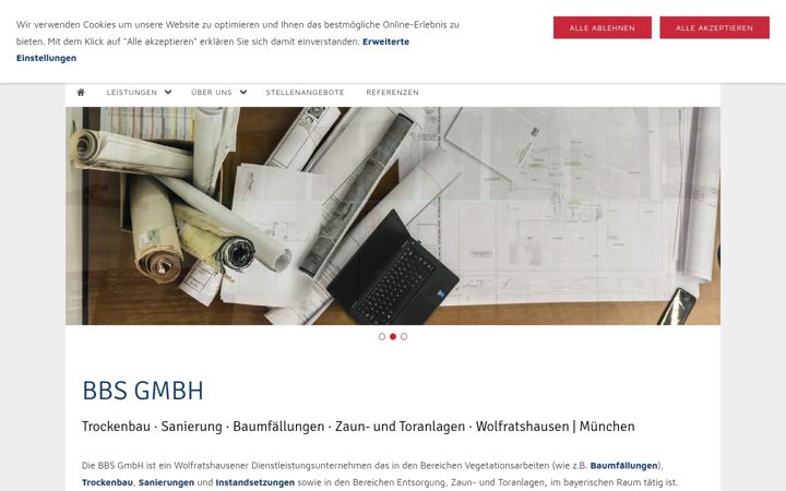 Screenshot von bbs-gmbh.de