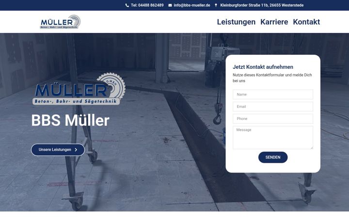 Screenshot of bbs-mueller.de