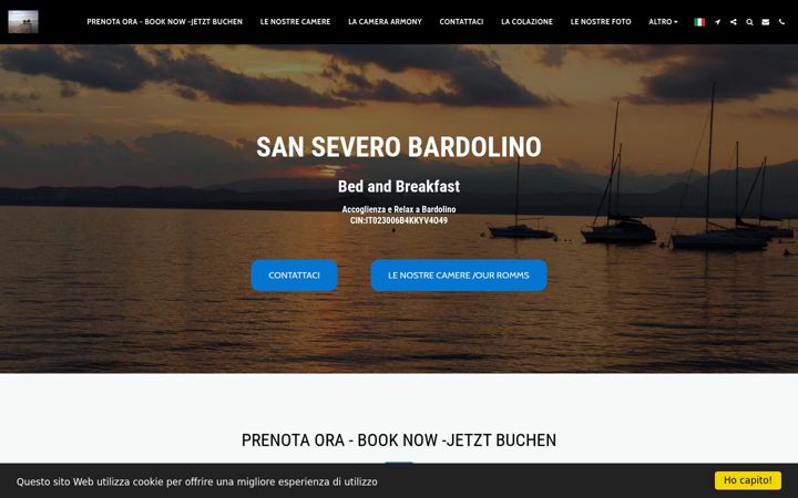 Screenshot of bbsansevero.com