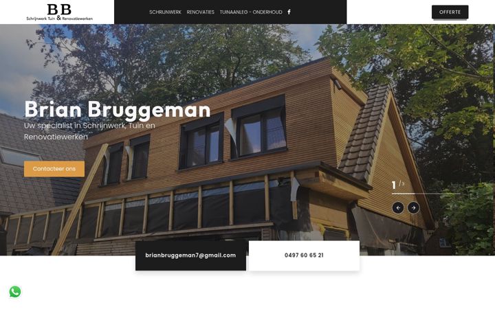 Screenshot of bbschrijnwerk-tuin-reno.be