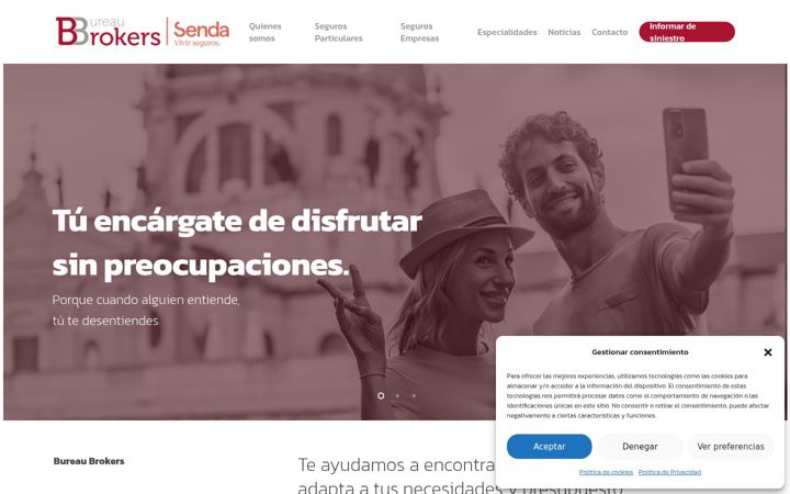 Screenshot ta' bbseguros.es