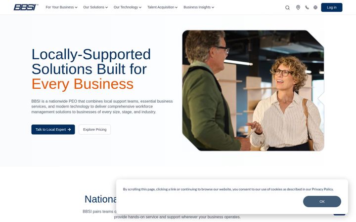 Screenshot of bbsi.com