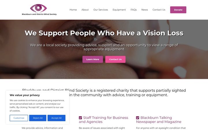 Screenshot of bbsoc.org.uk