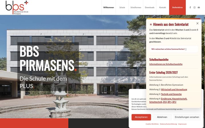 Screenshot von bbspirmasens.de