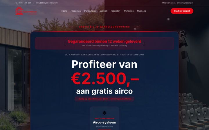 Skjermbilde av bbssysteembouw.nl