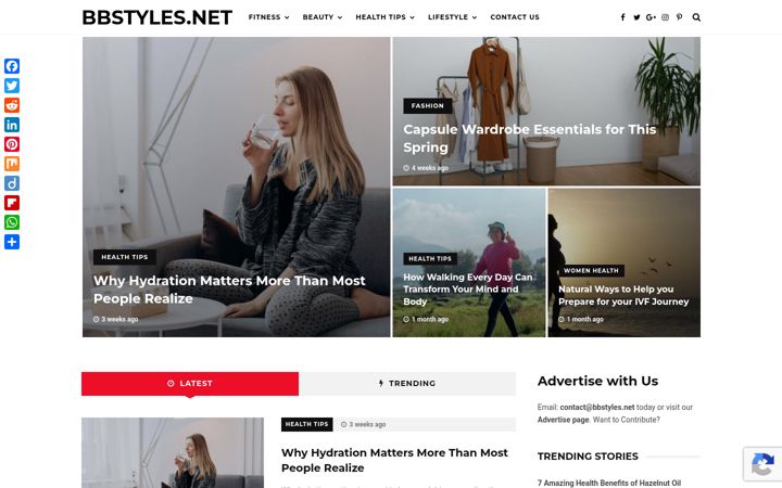 Screenshot of bbstyles.net