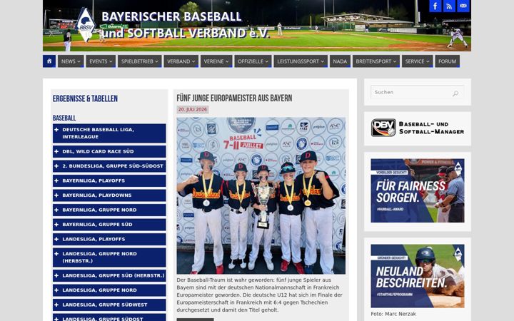 Screenshot von bbsv.de