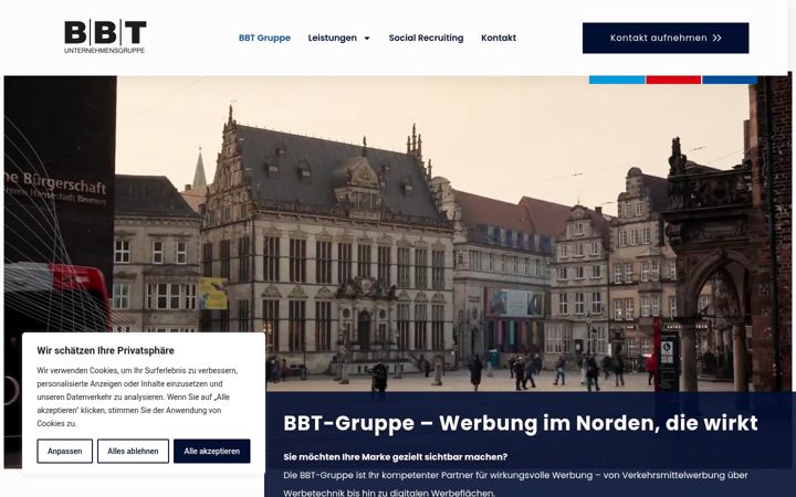 Screenshot von bbt-gruppe.de