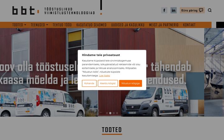 Screenshot of bbt.ee