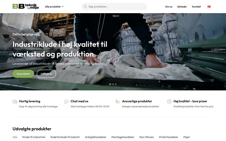 Screenshot of bbteknikogmiljo.dk