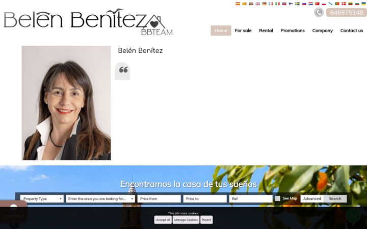 Screenshot of bbtinmo.com
