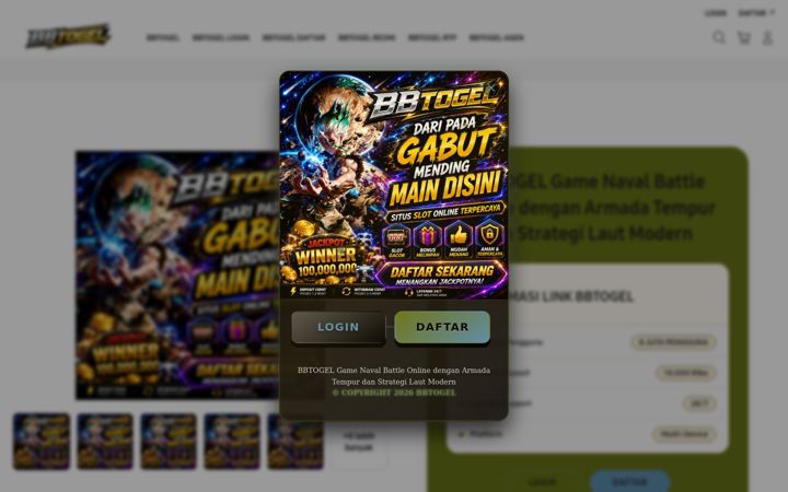 Screenshot του bbtogel.org