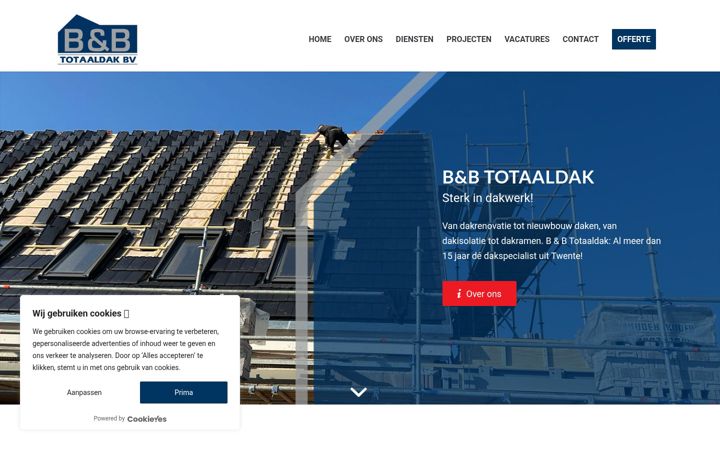 Skjermbilde av bbtotaaldak.nl