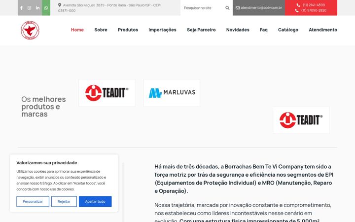 Screenshot of bbtv.com.br
