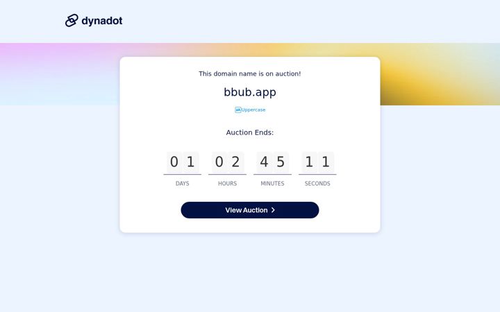 Screenshot of bbub.app