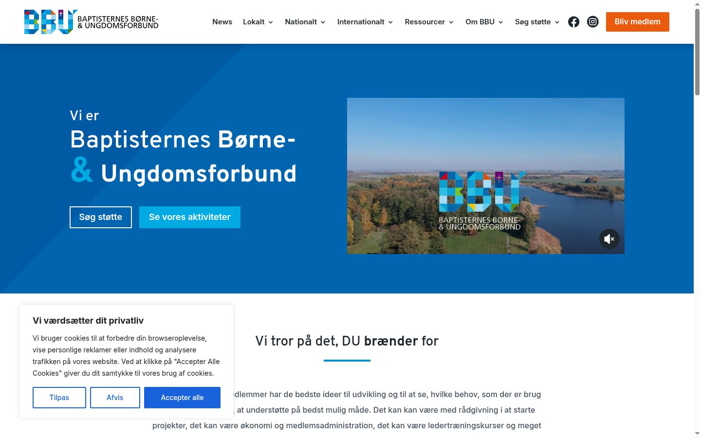 Capture d'écran de la bannière de consentement affichée avant toute interaction
