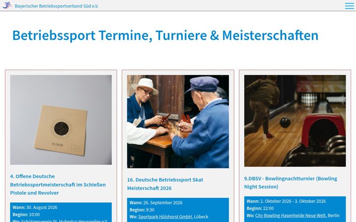 Screenshot of bbv-sued.de