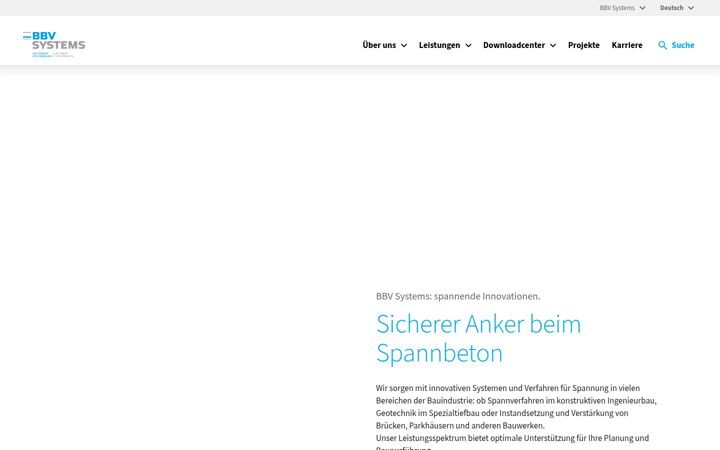 Screenshot of bbv-systems.com