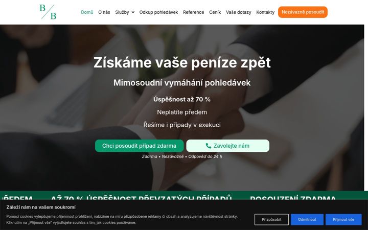 Screenshot of bbvymahanipohledavek.cz