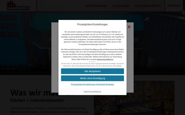 Screenshot of bbw-dach.de