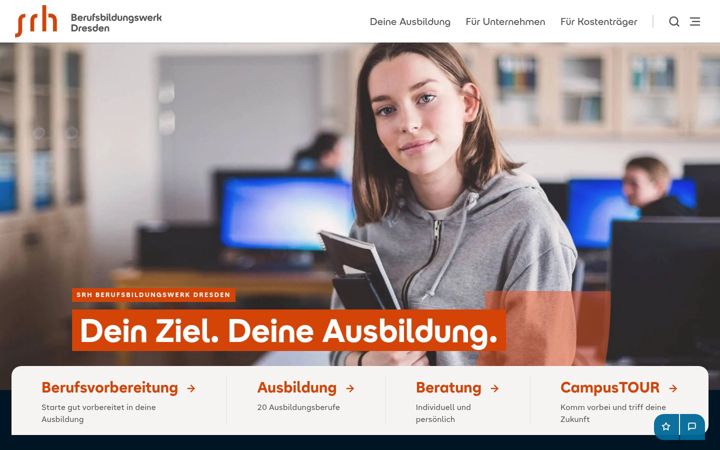 Screenshot of bbw-dresden.de