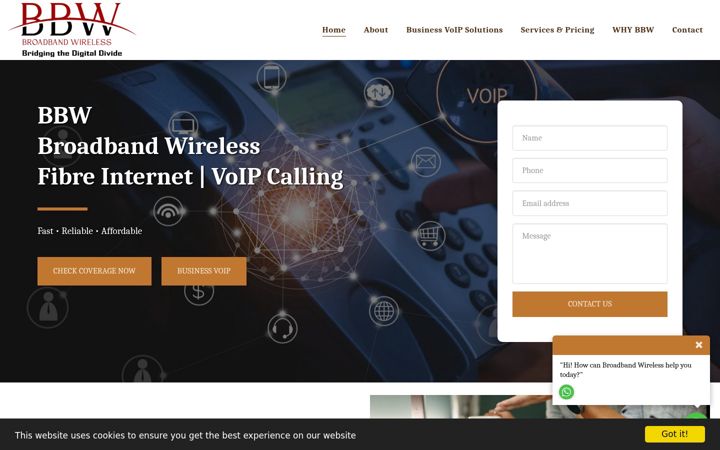 Screenshot of bbwis.com