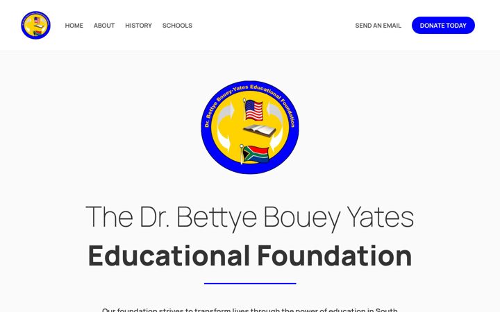 Screenshot του bbyatesedufoundation.org