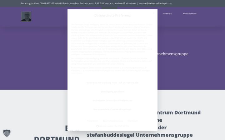Screenshot of bbz-dortmund.de