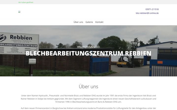 Screenshot of bbz-rebbien.de