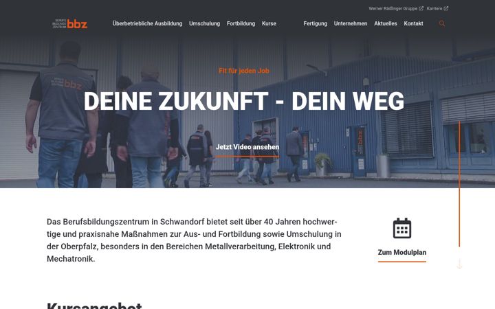 Screenshot του bbz-sad.de
