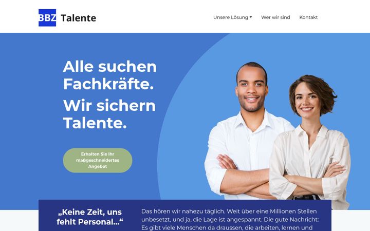 Screenshot του bbz-talente.de