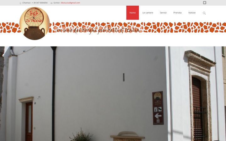 Screenshot of bbziucciu.it