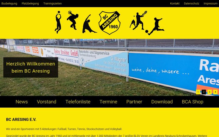 Screenshot of bc-aresing.de