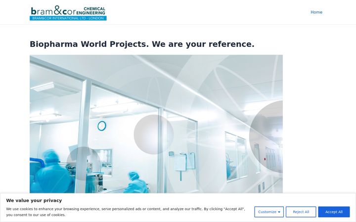 Screenshot of bc-intl.co.uk