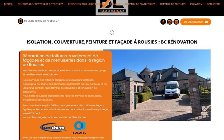 Screenshot of bc-renovation59.fr