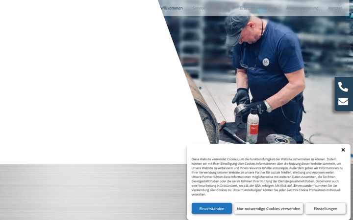 Skärmbild av bc-servicegmbh.de