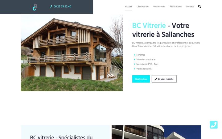 Screenshot of bc-vitrerie.com